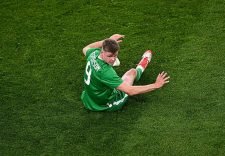 Dublin , Ireland - 6 June 2025; Evan Ferguson of Republic of Ireland during the international friendly match between Republic of Ireland and Senegal at the Aviva Stadium in Dublin. (Photo By Piaras Ó Mídheach/Sportsfile via Getty Images)