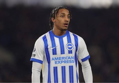 BRIGHTON, ENGLAND - APRIL 2: Joao Pedro of Brighton & Hove Albion during the Premier League match between Brighton & Hove Albion FC and Aston Villa FC at Amex Stadium on April 2, 2025 in Brighton, England. (Photo by Crystal Pix/MB Media/Getty Images)